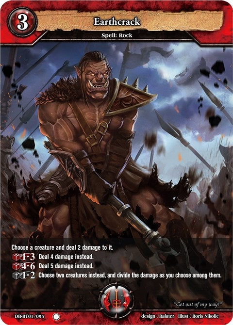 Image for Earthcrack (Rally to War) (DB-BT01/095) - Dragoborne