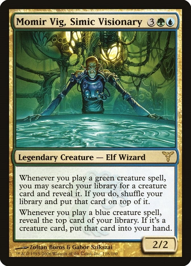 Image for Momir Vig, Simic Visionary (Dissension) (118) - Magic: The Gathering