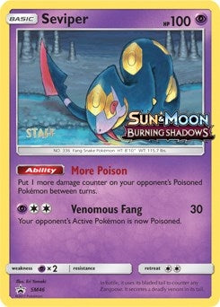 Image for Seviper - SM46 (Prerelease) [Staff] (SM Promos) (SM46) - Pokemon