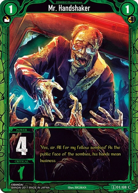 Image for Mr. Handshaker (Zombie World Order TCG - Set 1) (1) - Zombie World Order TCG