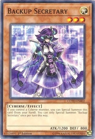 Image for Backup Secretary (Code of the Duelist) (COTD-EN002) - YuGiOh