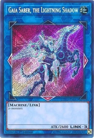 Image for Gaia Saber, the Lightning Shadow (Code of the Duelist) (COTD-EN051) - YuGiOh