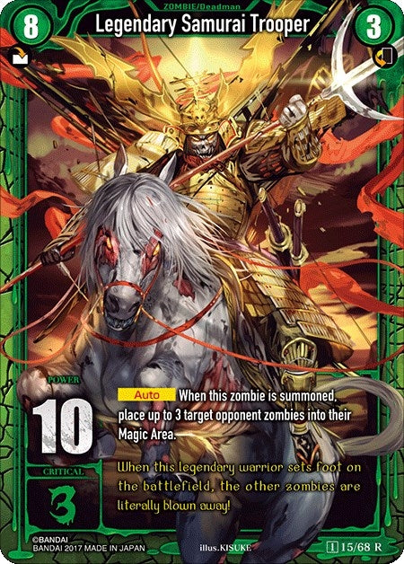 Image for Legendary Samurai Trooper (Foil) (Zombie World Order TCG - Set 1) (15) - Zombie World Order TCG