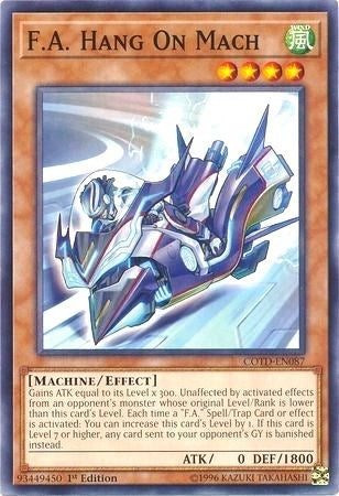 Image for F.A. Hang On Mach (Code of the Duelist) (COTD-EN087) - YuGiOh