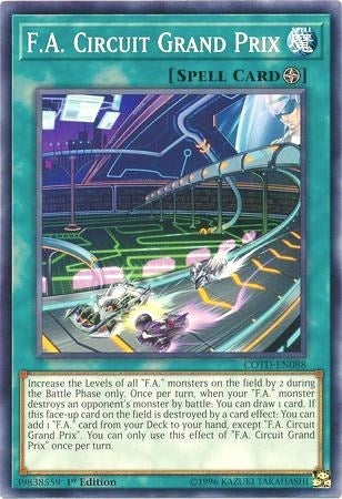 Image for F.A. Circuit Grand Prix (Code of the Duelist) (COTD-EN088) - YuGiOh