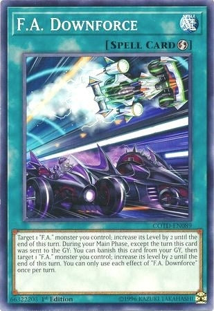 Image for F.A. Downforce (Code of the Duelist) (COTD-EN089) - YuGiOh