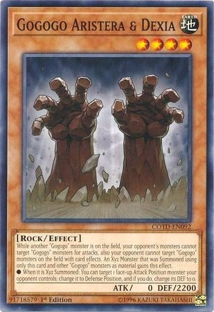 Image for Gogogo Aristera & Dexia (Code of the Duelist) (COTD-EN092) - YuGiOh