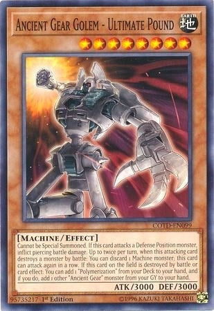 Image for Ancient Gear Golem - Ultimate Pound (Code of the Duelist) (COTD-EN099) - YuGiOh