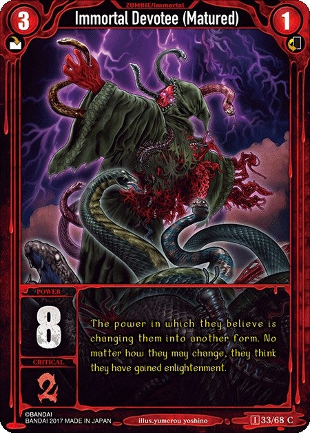 Image for Immortal Devotee (Matured) (Zombie World Order TCG - Set 1) (33) - Zombie World Order TCG
