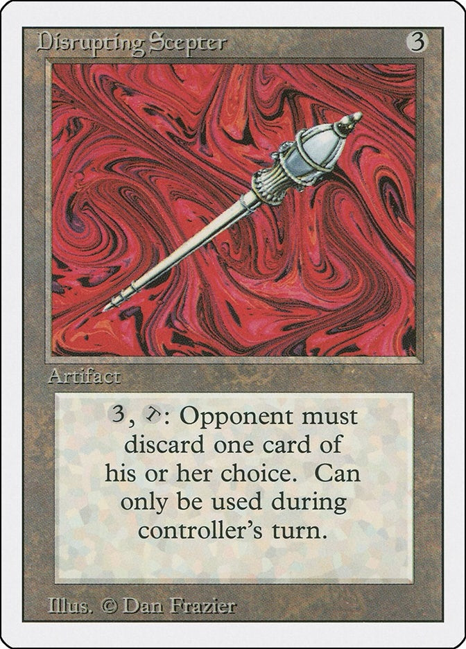 Image for Disrupting Scepter (Revised Edition) - Magic: The Gathering