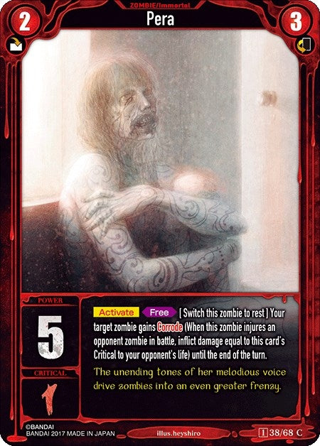 Image for Pera (Zombie World Order TCG - Set 1) (38) - Zombie World Order TCG