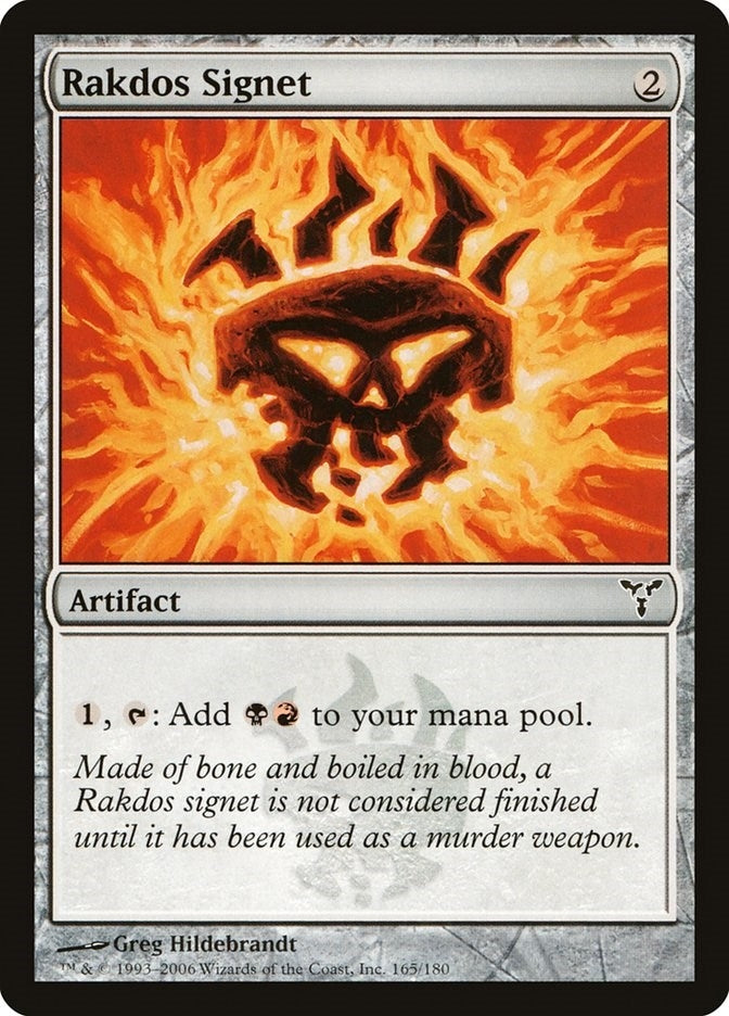 Image for Rakdos Signet (Dissension) (165) - Magic: The Gathering