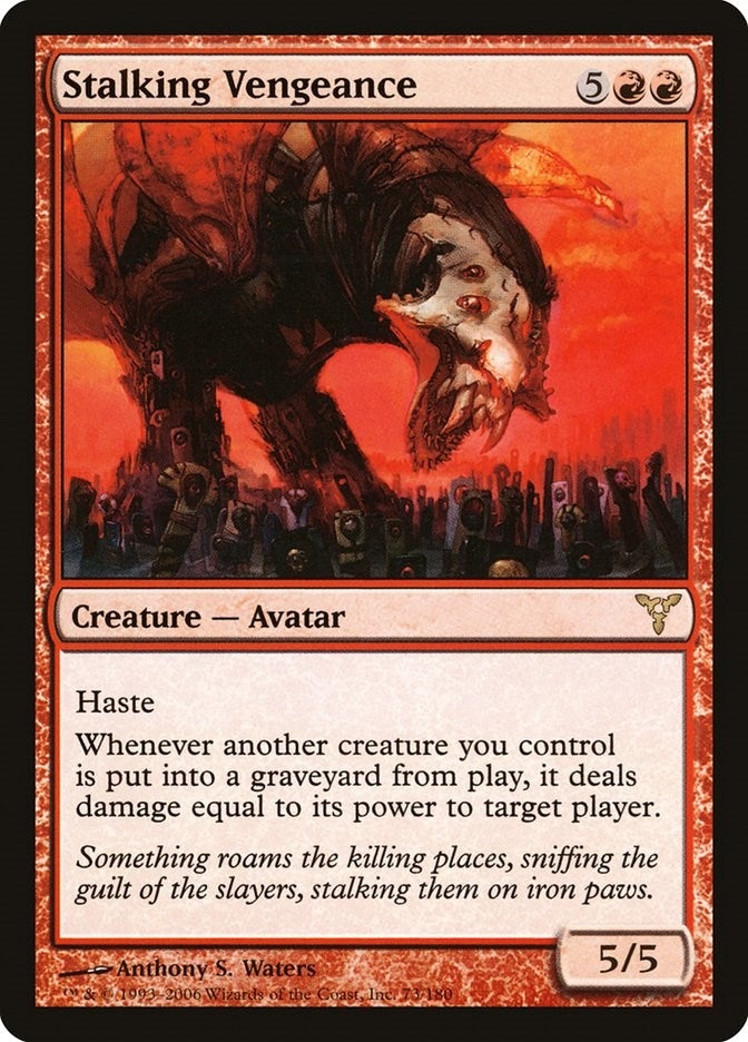 Image for Stalking Vengeance (Dissension) (73) - Magic: The Gathering