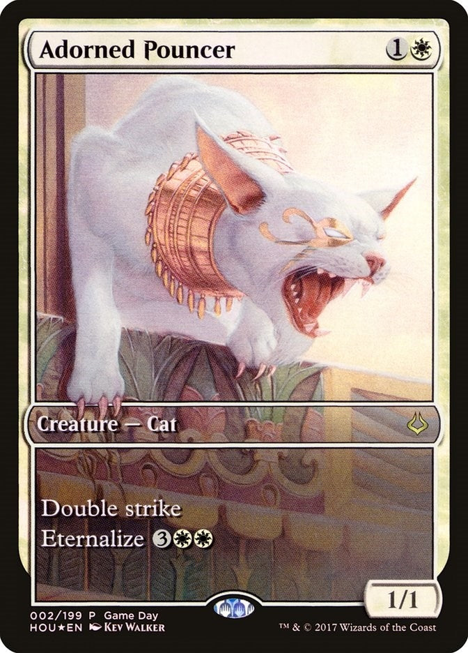 Image for Adorned Pouncer (Game Day & Store Championship Promos) (2) - Magic: The Gathering