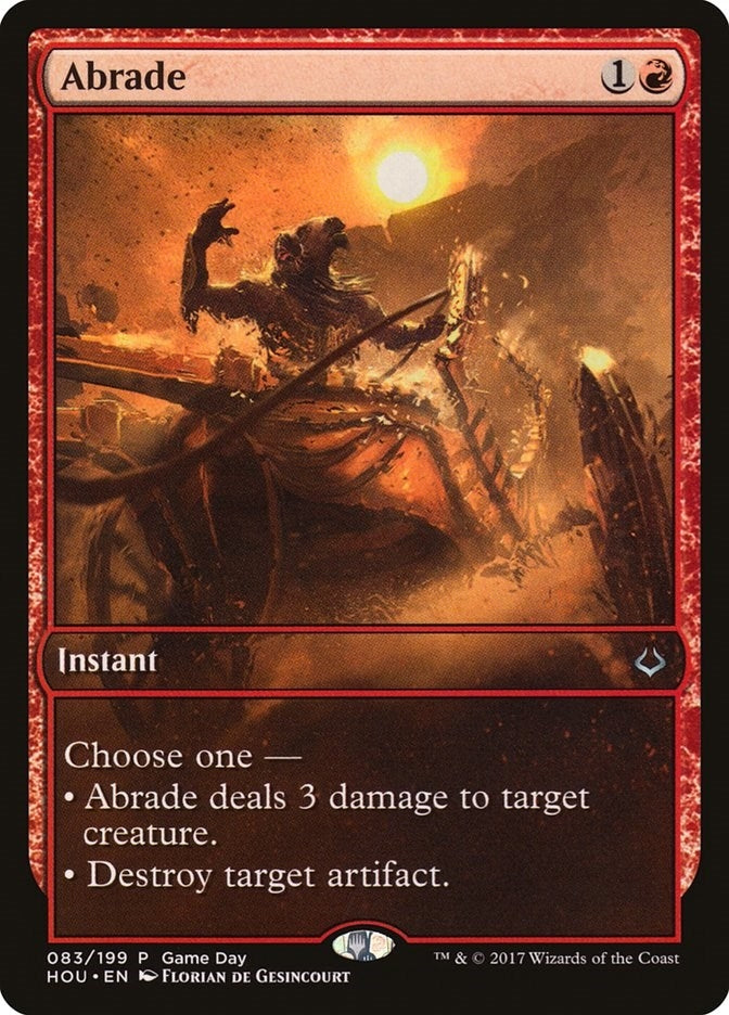 Image for Abrade (Game Day & Store Championship Promos) (83) - Magic: The Gathering