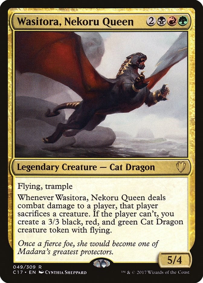 Image for Wasitora, Nekoru Queen (Commander 2017) (49) - Magic: The Gathering