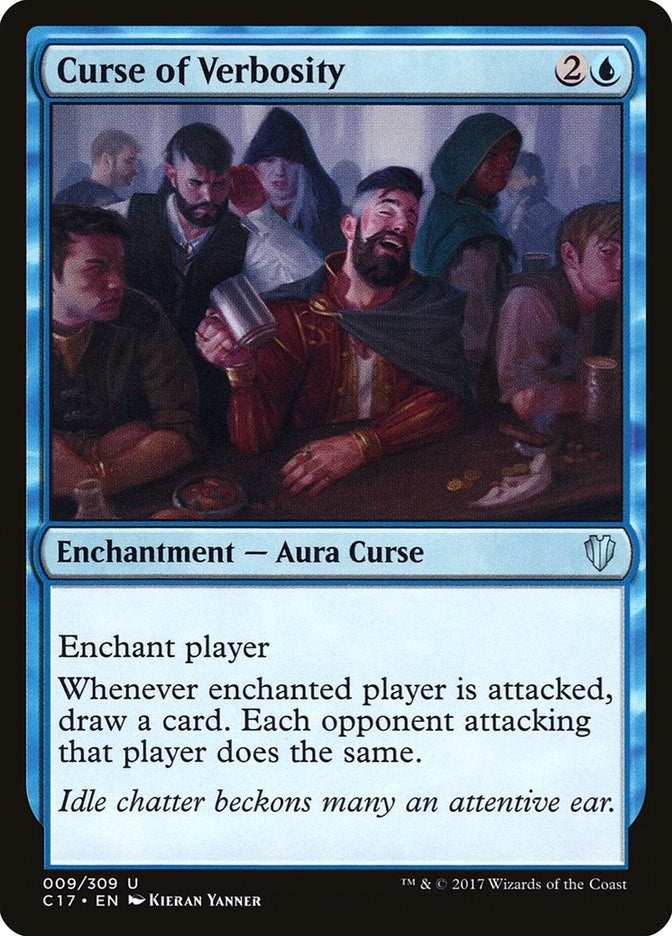 Image for Curse of Verbosity (Commander 2017) (9) - Magic: The Gathering