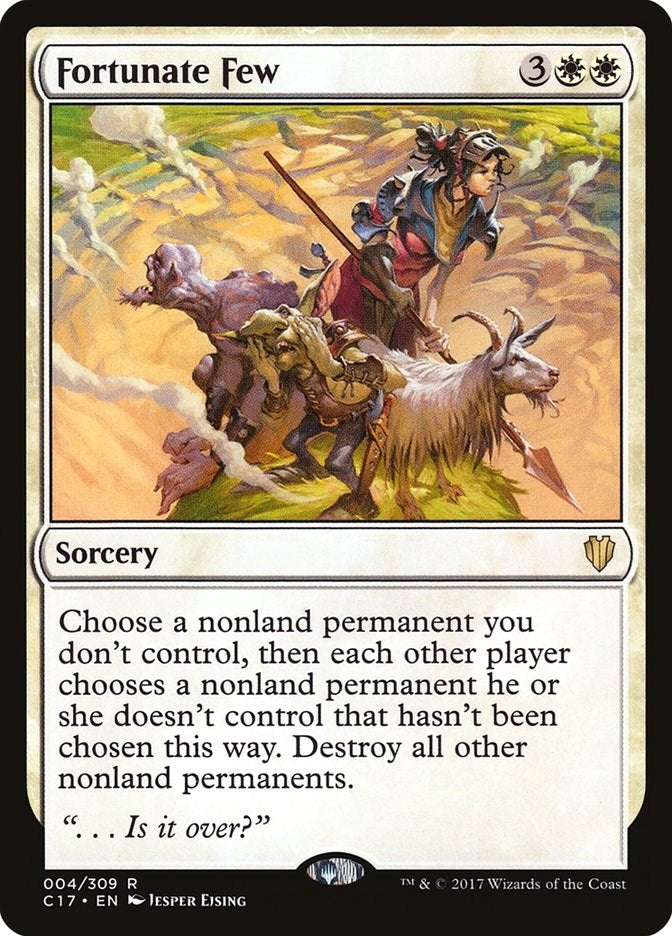 Image for Fortunate Few (Commander 2017) (4) - Magic: The Gathering