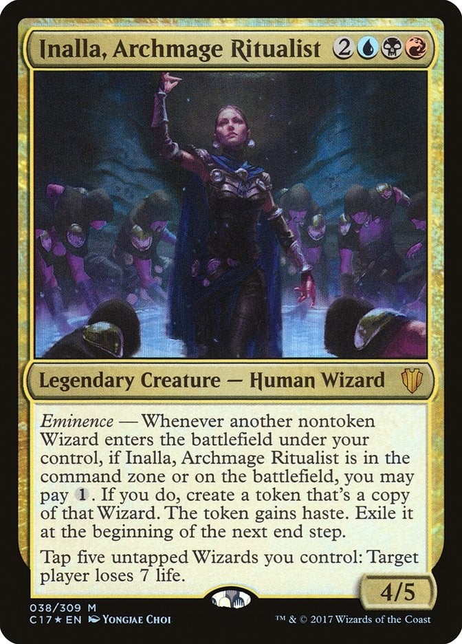 Image for Inalla, Archmage Ritualist (Commander 2017) (38) - Magic: The Gathering