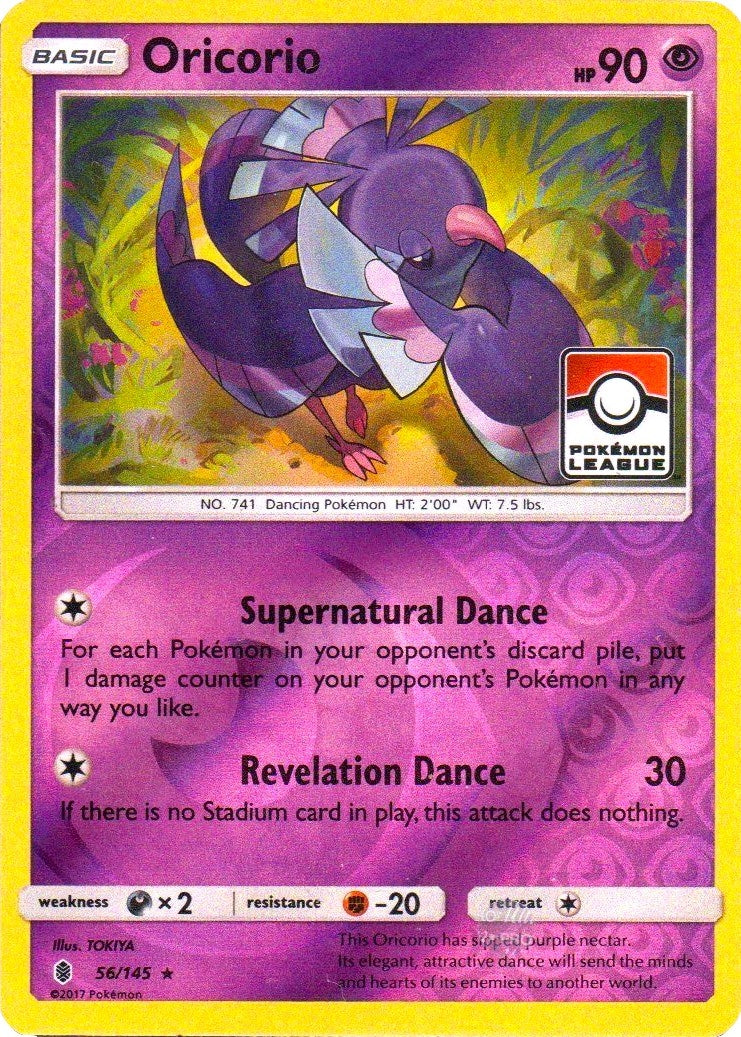 Image for Oricorio - 56/145 (Pokemon League) (League & Championship Cards) (056/145) - Pokemon