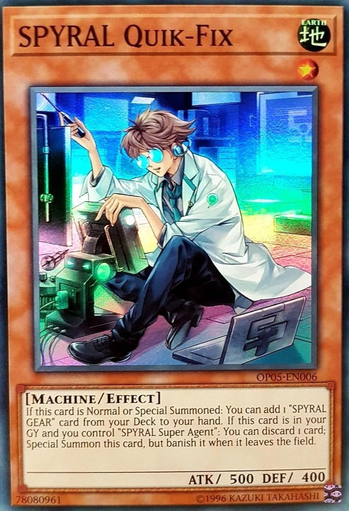 Image for SPYRAL Quik-Fix (OTS Tournament Pack 5) (OP05-EN006) - YuGiOh