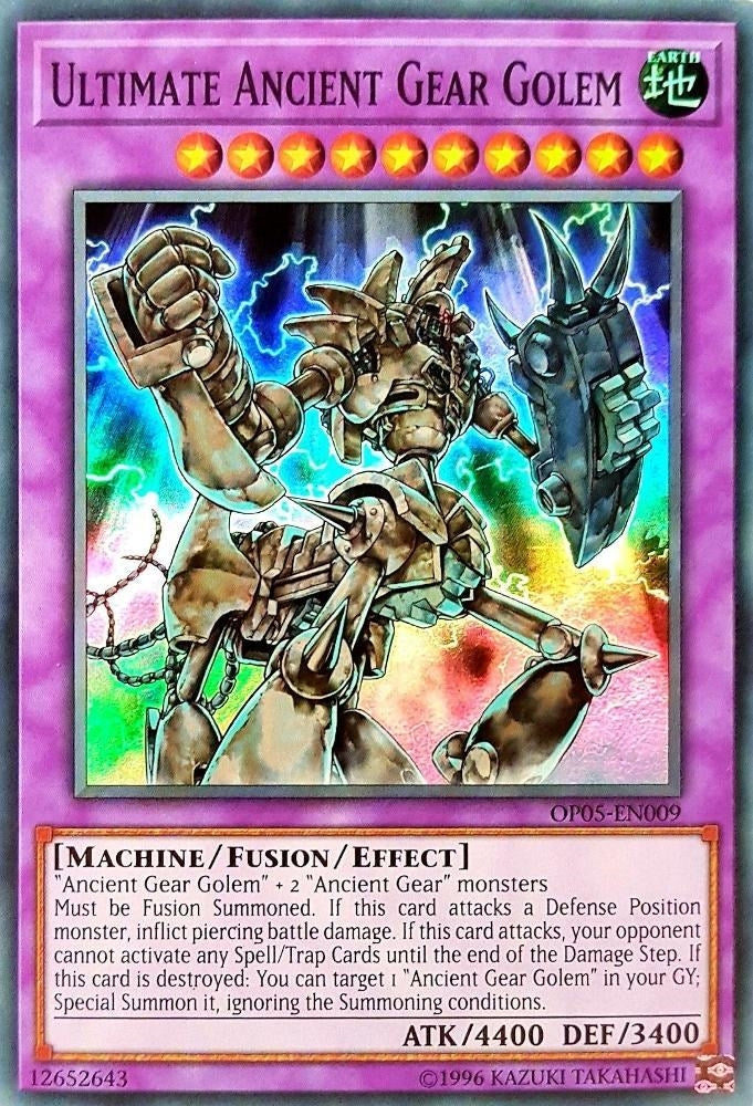 Image for Ultimate Ancient Gear Golem (OTS Tournament Pack 5) (OP05-EN009) - YuGiOh