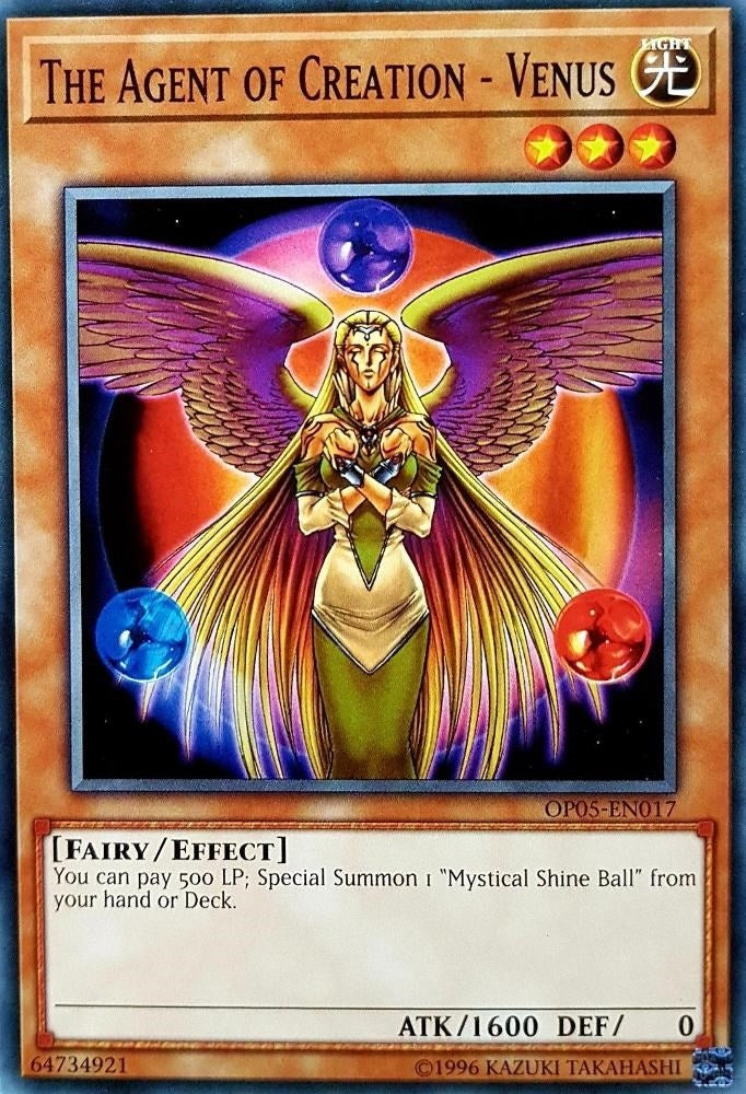 Image for The Agent of Creation - Venus (OTS Tournament Pack 5) (OP05-EN017) - YuGiOh