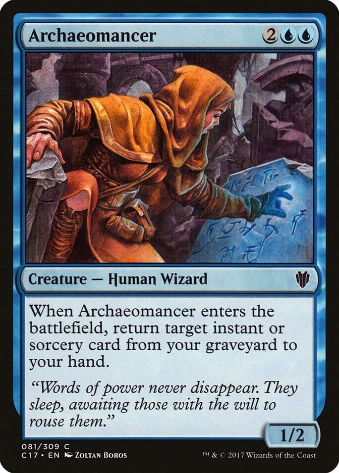 Image for Archaeomancer (Commander 2017) (81) - Magic: The Gathering