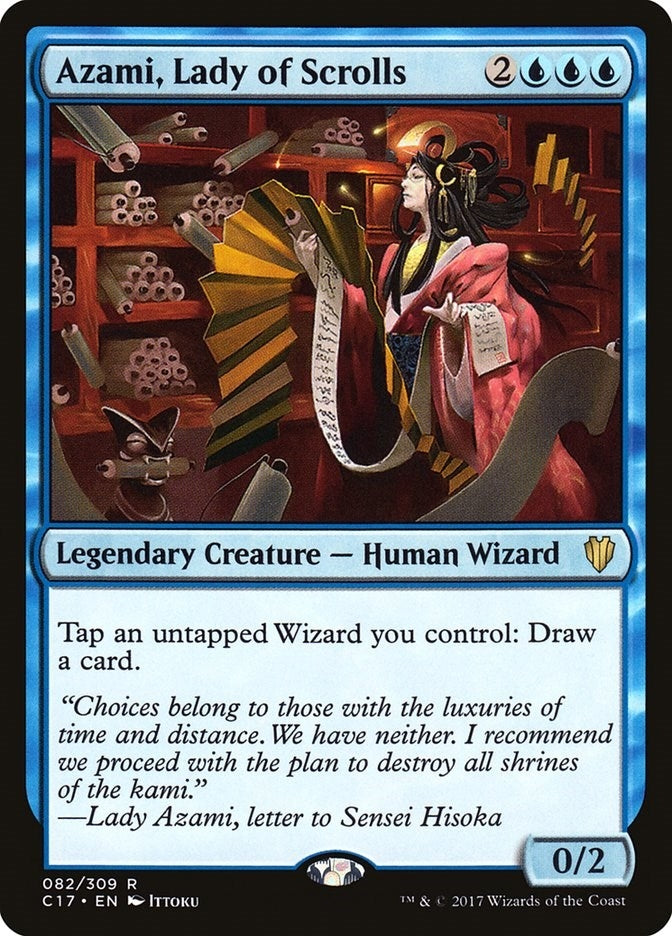 Image for Azami, Lady of Scrolls (Commander 2017) (82) - Magic: The Gathering