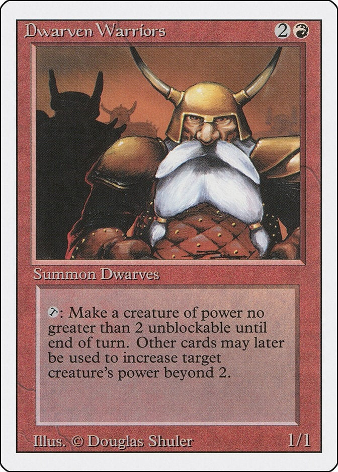 Image for Dwarven Warriors (Revised Edition) - Magic: The Gathering