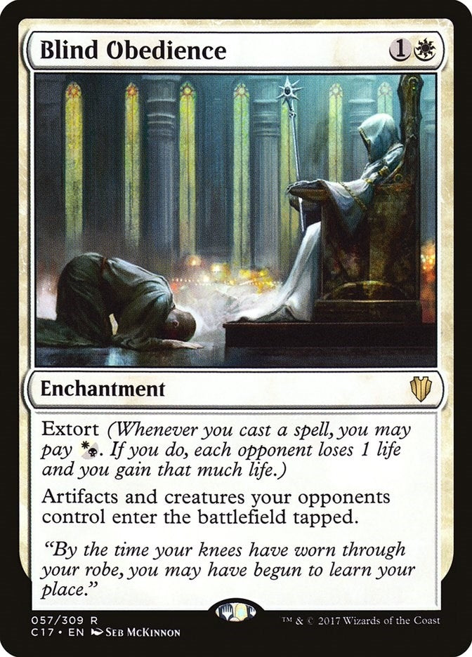 Image for Blind Obedience (Commander 2017) (57) - Magic: The Gathering