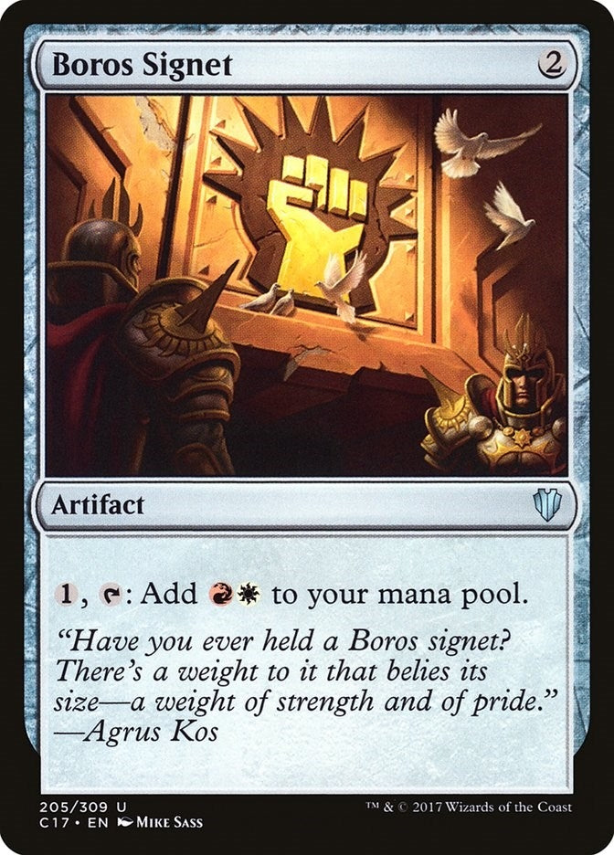 Image for Boros Signet (Commander 2017) (205) - Magic: The Gathering