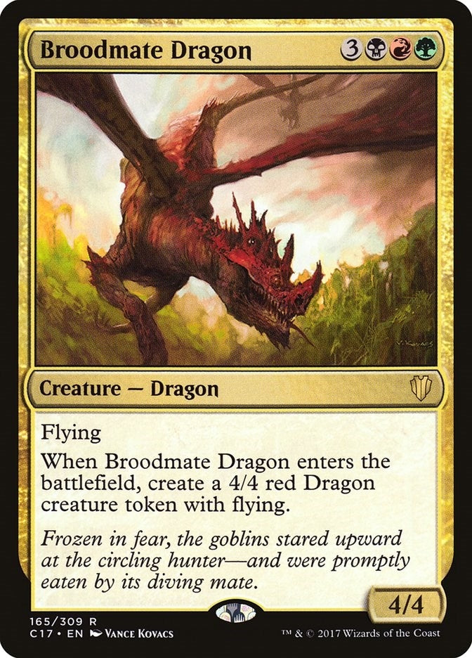 Image for Broodmate Dragon (Commander 2017) (165) - Magic: The Gathering