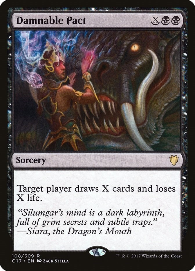 Image for Damnable Pact (Commander 2017) (108) - Magic: The Gathering
