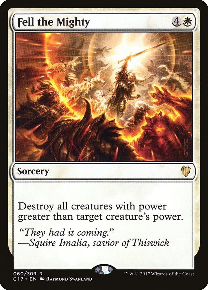 Image for Fell the Mighty (Commander 2017) (60) - Magic: The Gathering