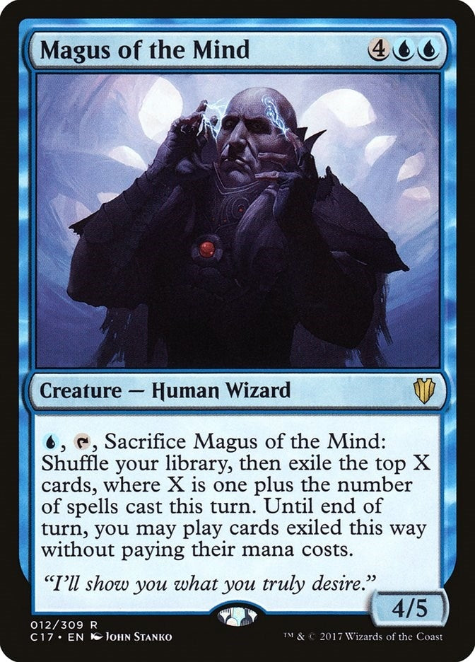 Image for Magus of the Mind (Commander 2017) (12) - Magic: The Gathering