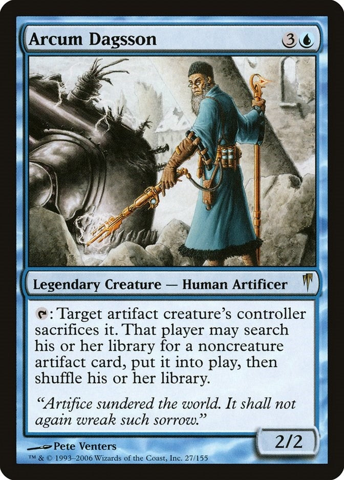 Image for Arcum Dagsson (Coldsnap) (27) - Magic: The Gathering