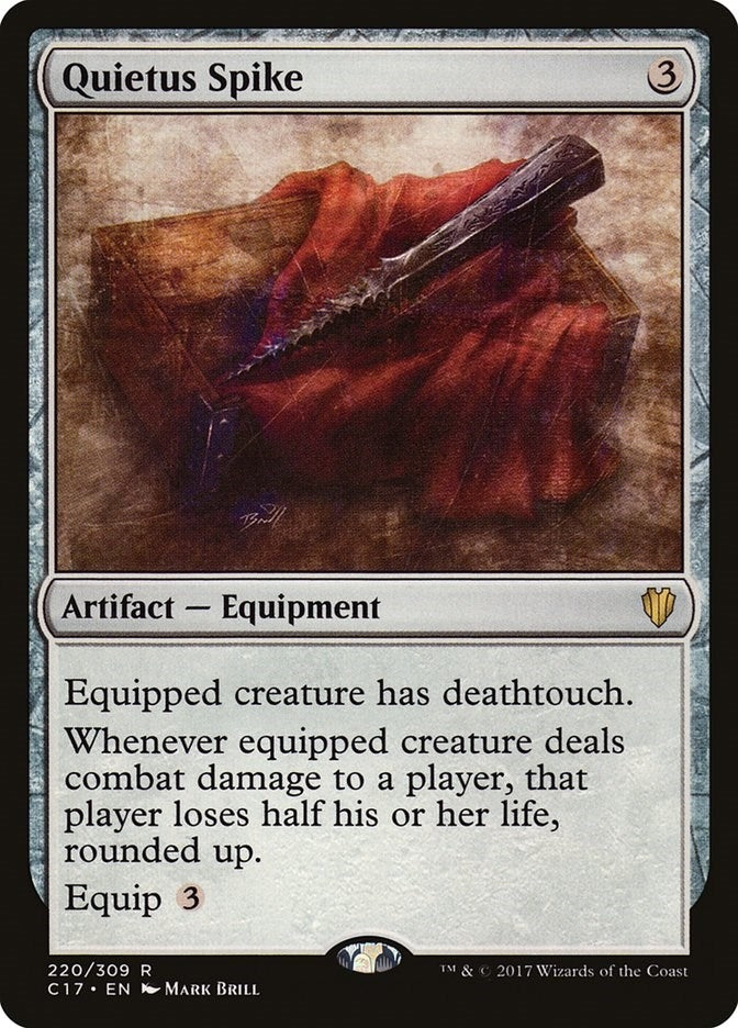 Image for Quietus Spike (Commander 2017) (220) - Magic: The Gathering