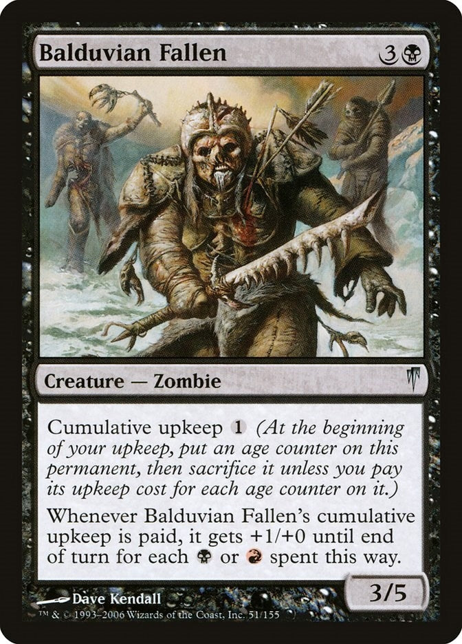 Image for Balduvian Fallen (Coldsnap) (51) - Magic: The Gathering