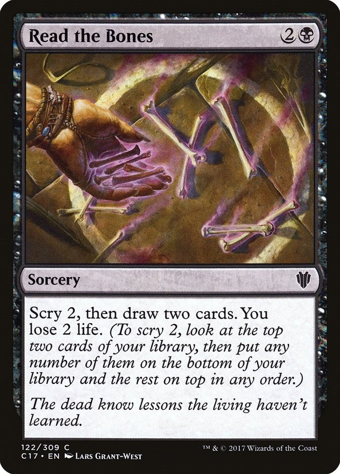 Image for Read the Bones (Commander 2017) (122) - Magic: The Gathering
