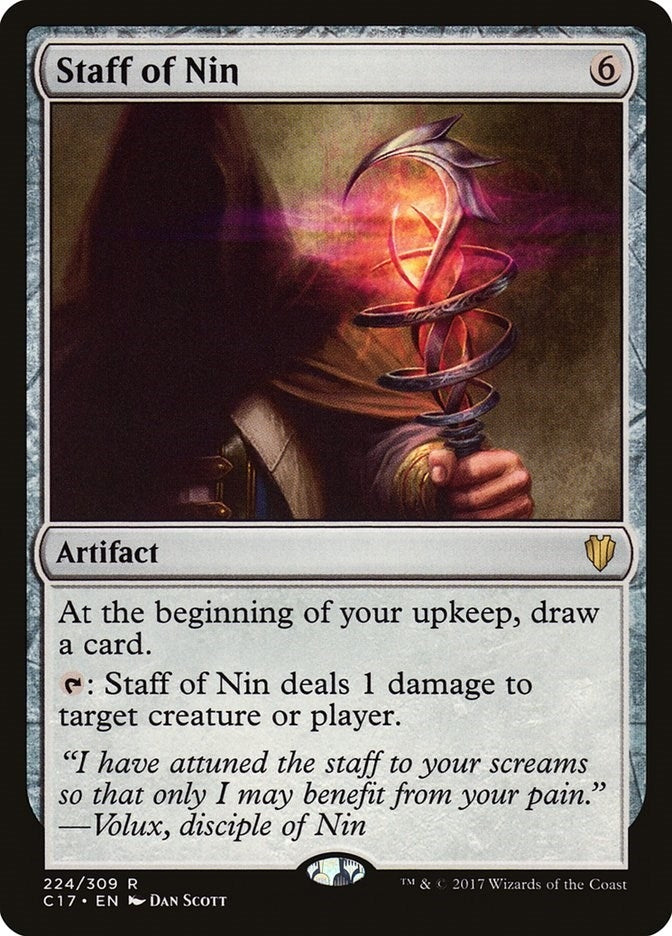 Image for Staff of Nin (Commander 2017) (224) - Magic: The Gathering