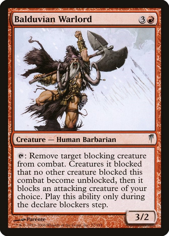 Image for Balduvian Warlord (Coldsnap) (77) - Magic: The Gathering
