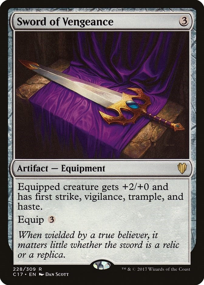 Image for Sword of Vengeance (Commander 2017) (228) - Magic: The Gathering