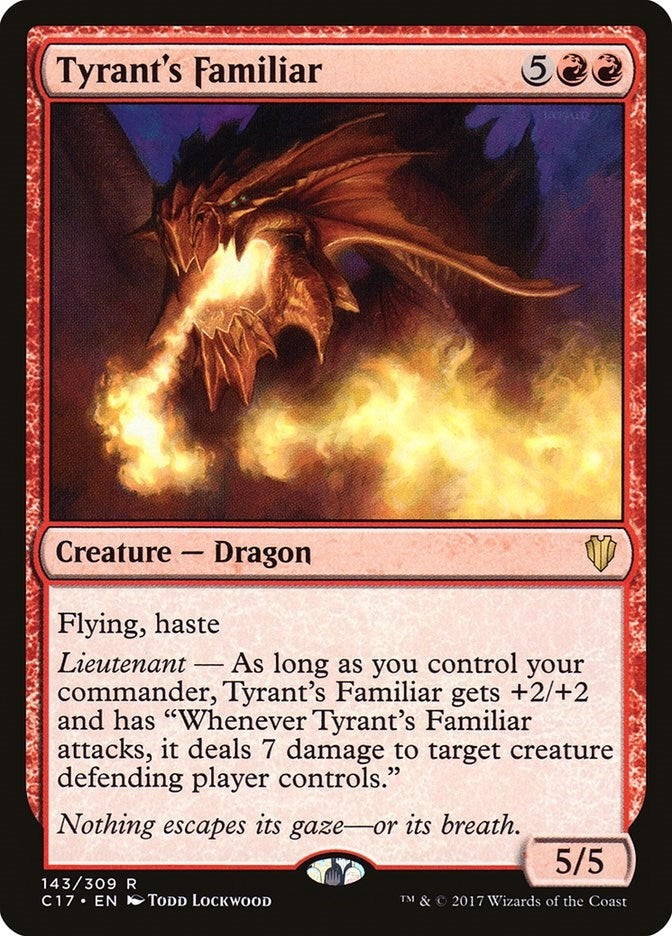 Image for Tyrant's Familiar (Commander 2017) (143) - Magic: The Gathering