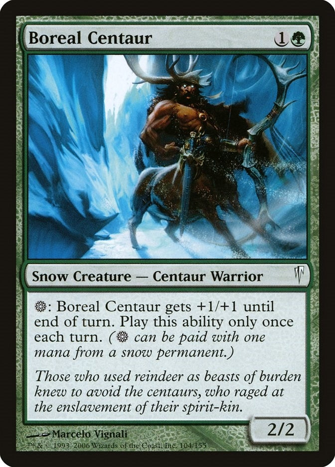 Image for Boreal Centaur (Coldsnap) (104) - Magic: The Gathering