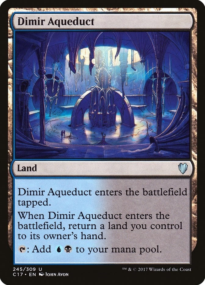 Image for Dimir Aqueduct (Commander 2017) (245) - Magic: The Gathering