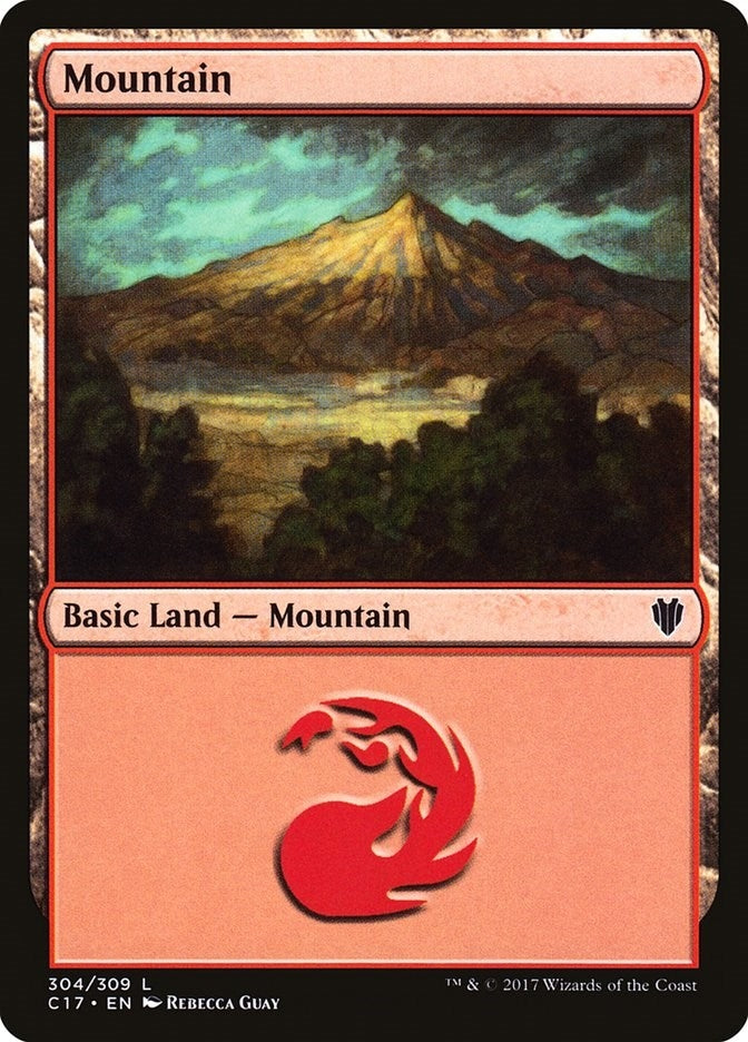Image for Mountain (304) (Commander 2017) (304) - Magic: The Gathering