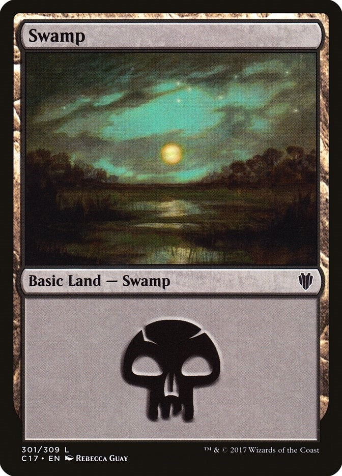 Image for Swamp (301) (Commander 2017) (301) - Magic: The Gathering