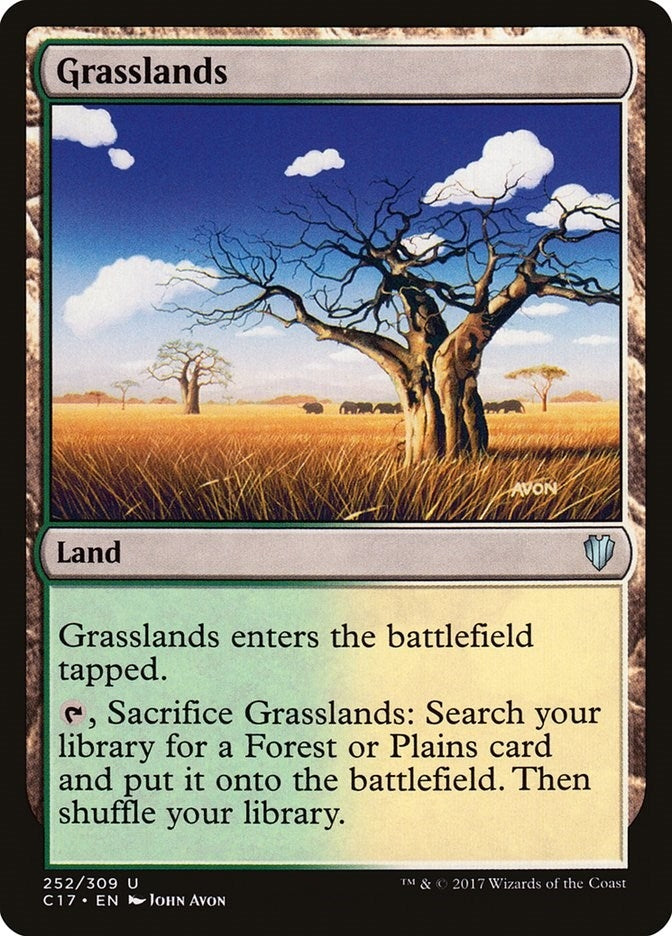 Image for Grasslands (Commander 2017) (252) - Magic: The Gathering