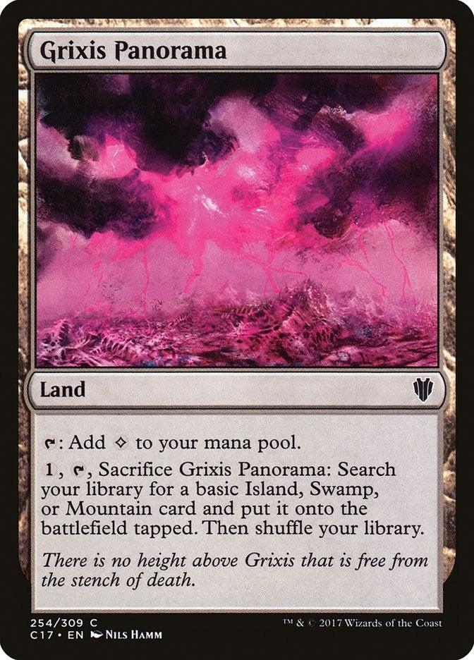 Image for Grixis Panorama (Commander 2017) (254) - Magic: The Gathering